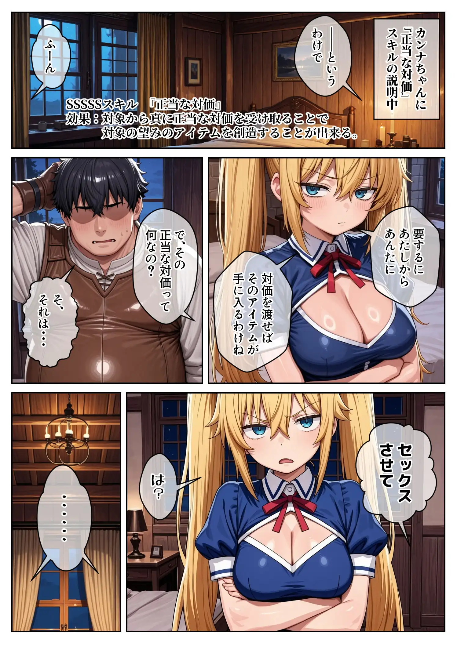 『異世界で『正当な対価』スキルを得た俺 対価としてセックスを要求する』（作：パルテノンの宴）の試し読み画像27